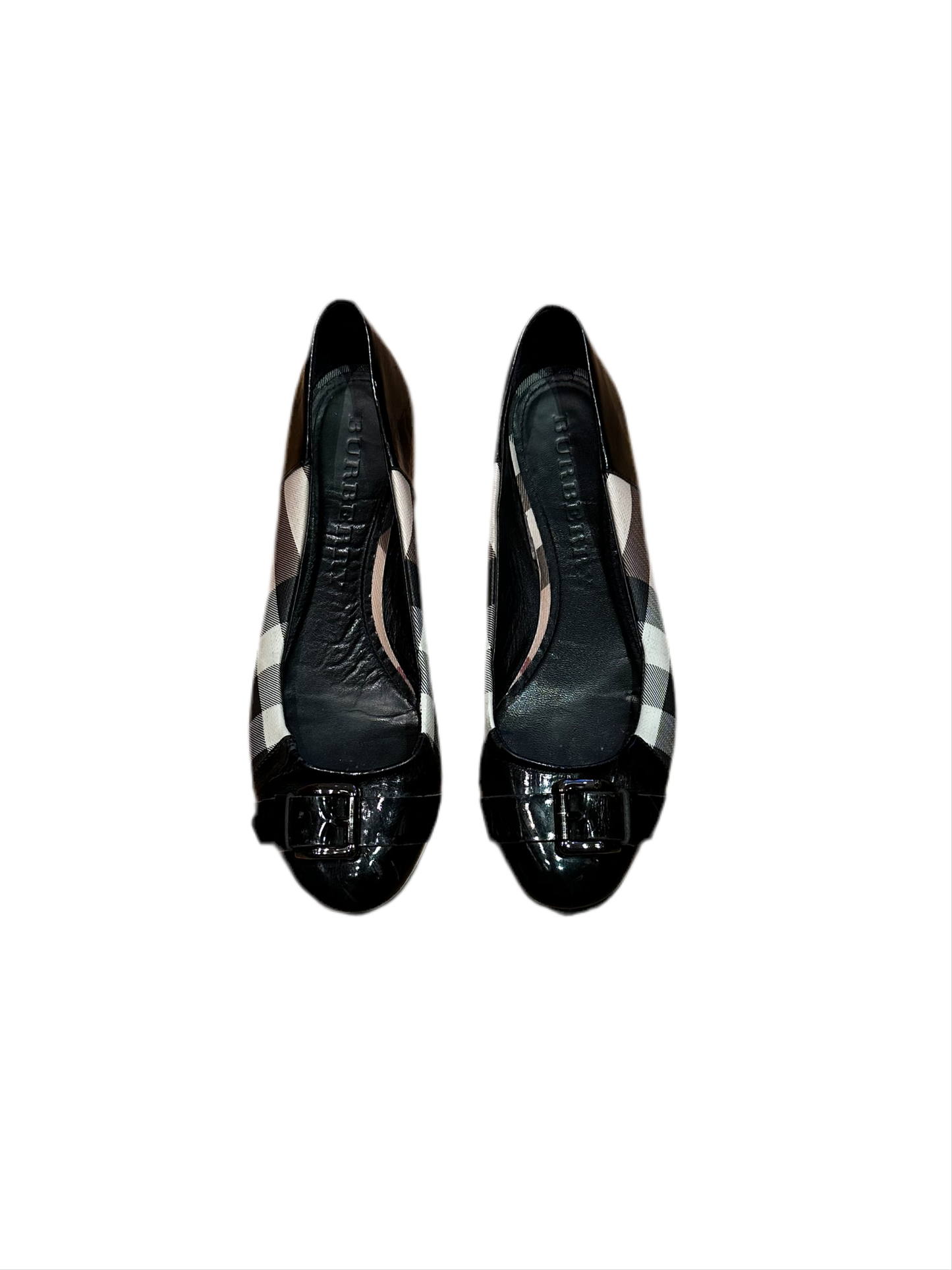 BURBERRY
Nova Check Buckle Ballerinas