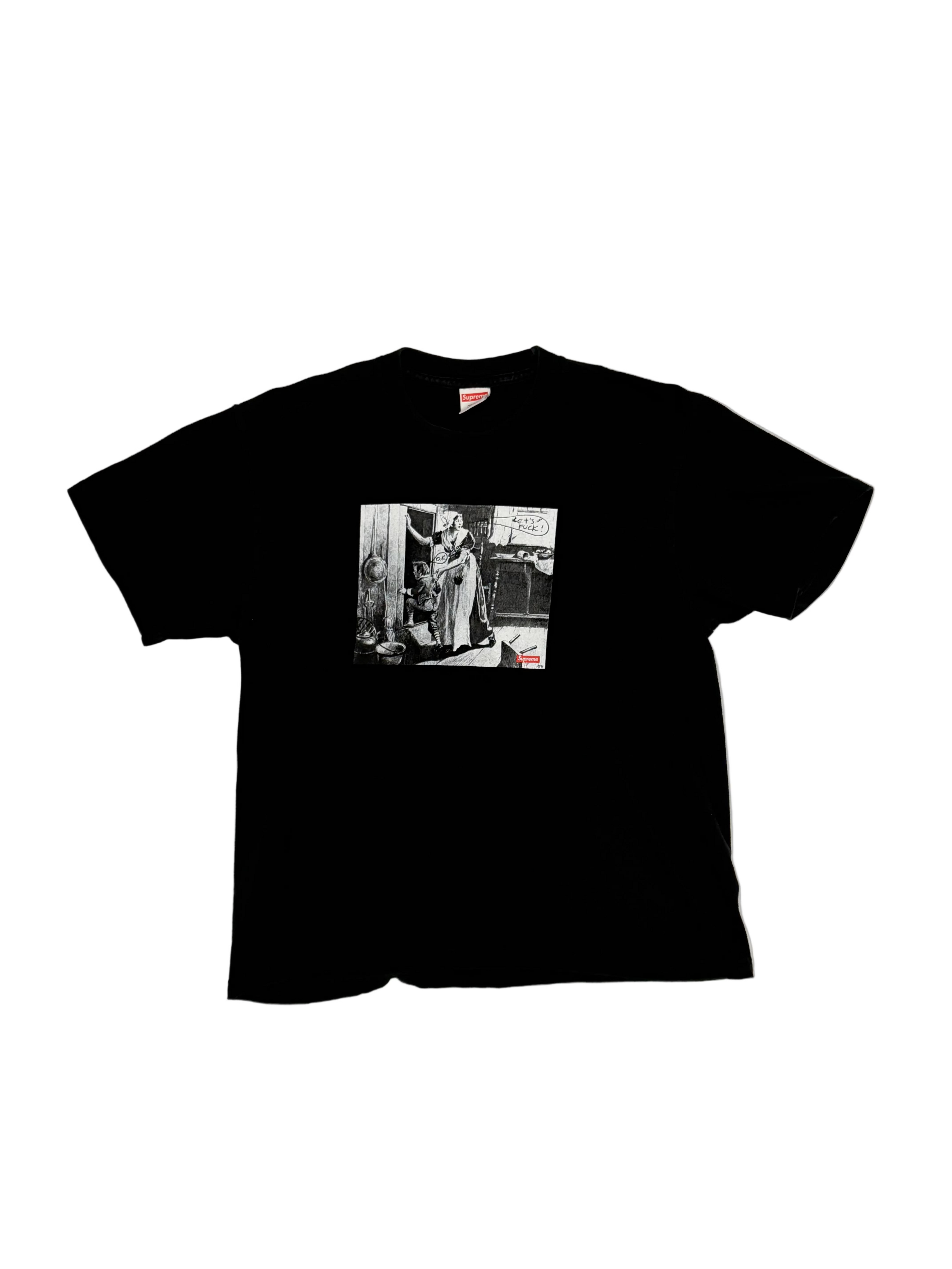 Supreme Mike Kelley hiding from indians t-shirt