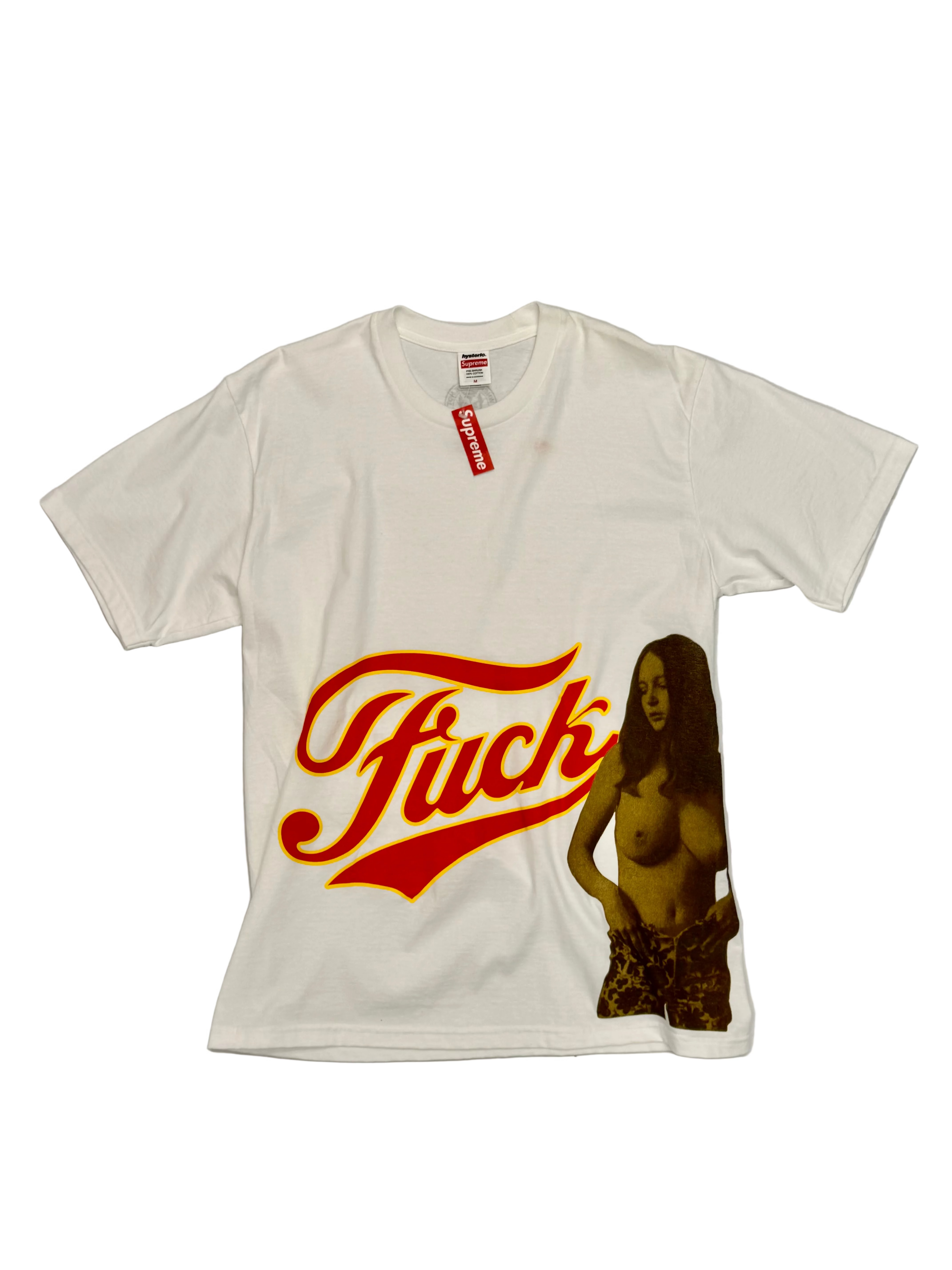 Supreme x hysteric glamour fuck t-shirt