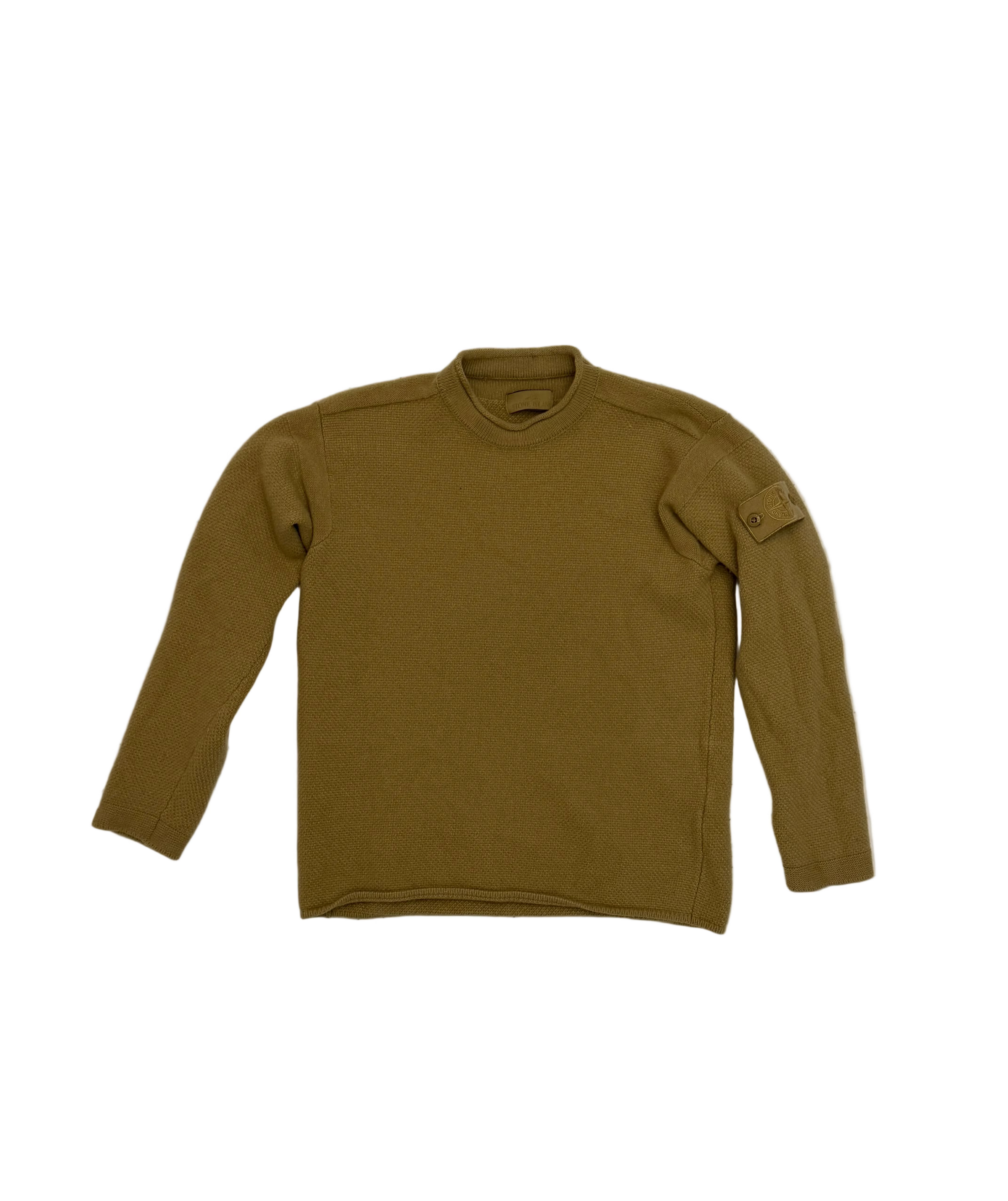 Stone island ghost badge beige trøje