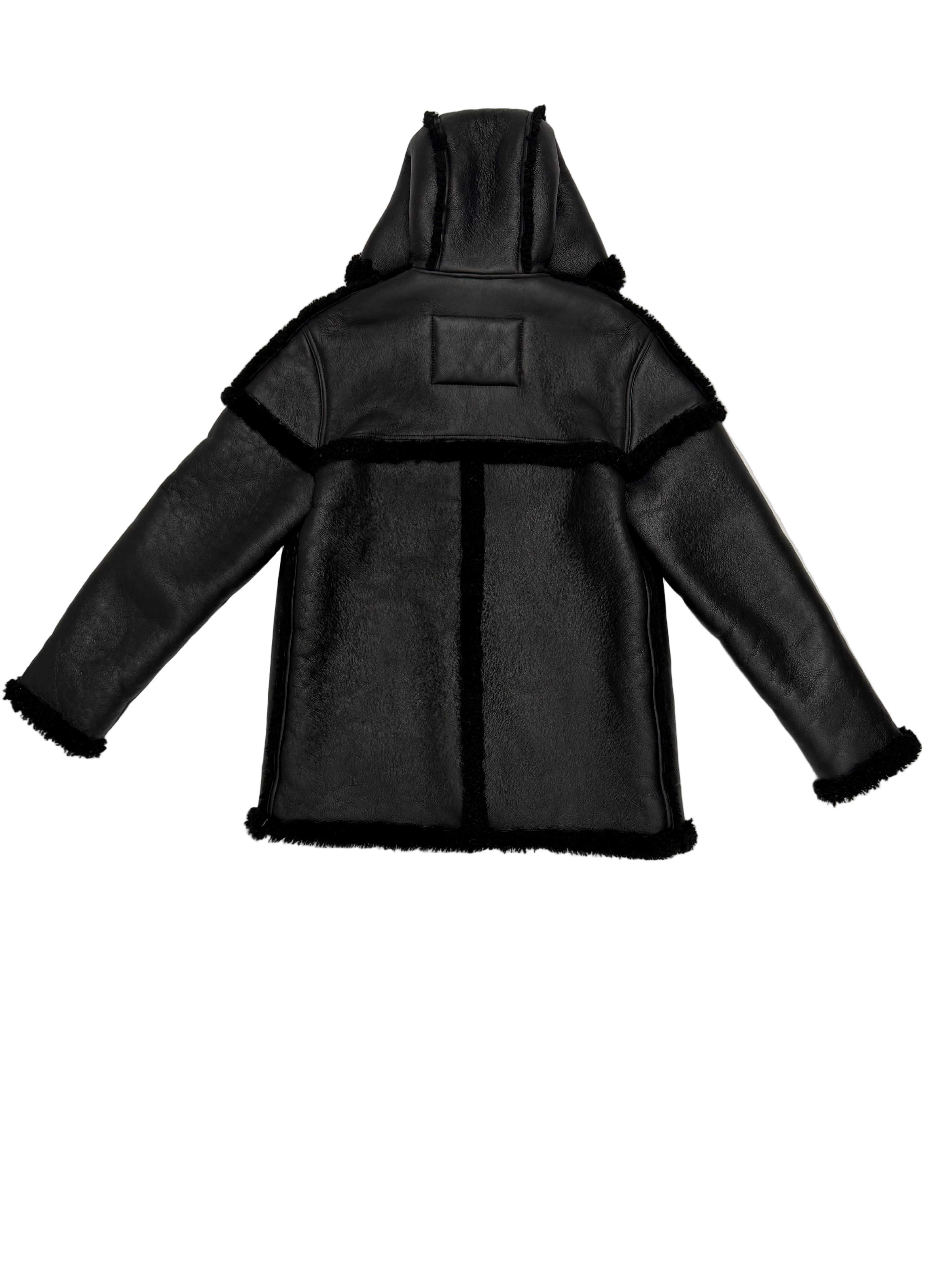 Acne studios quilted shearling jakke