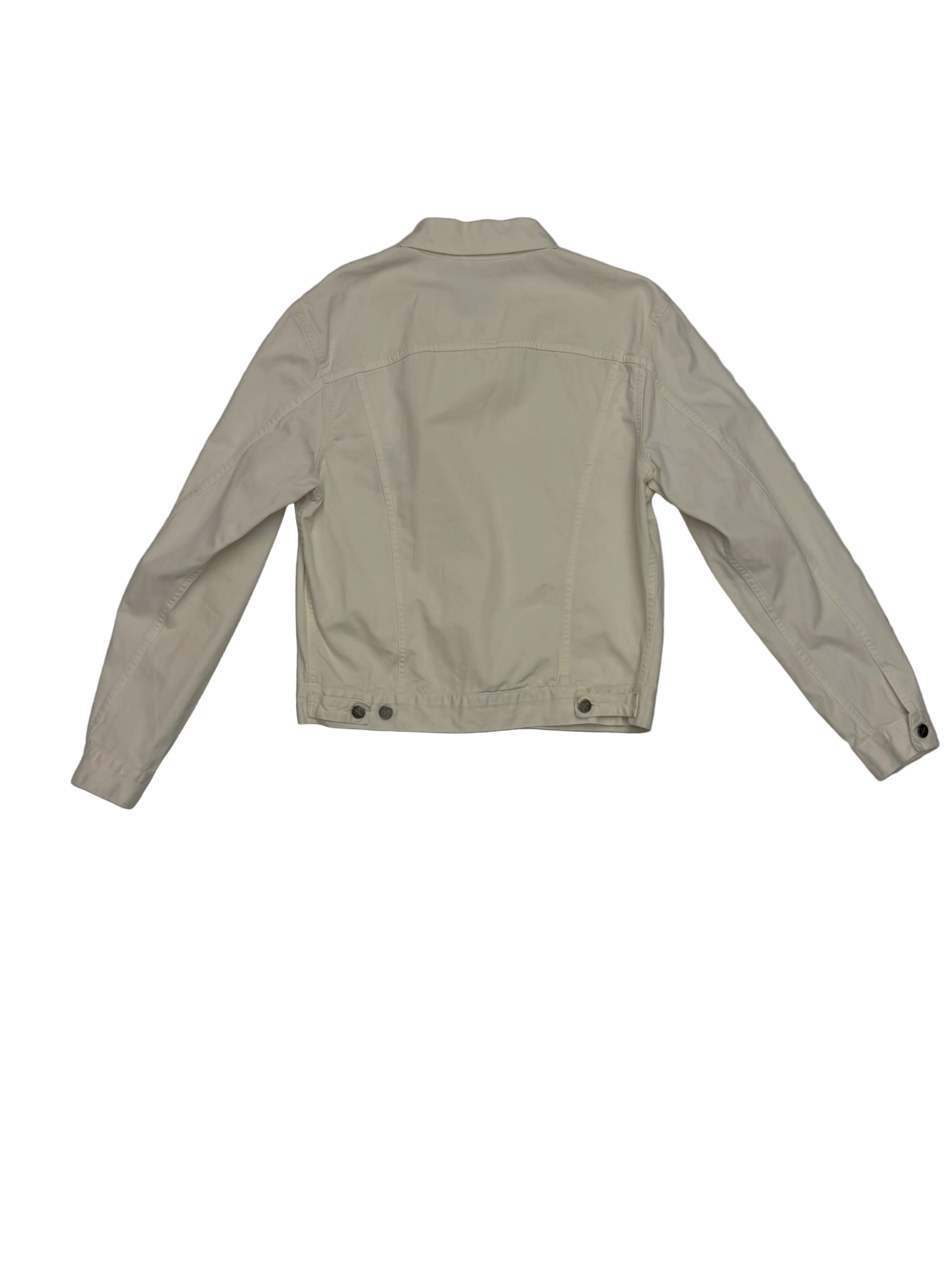 stone island hvid trucker jakke