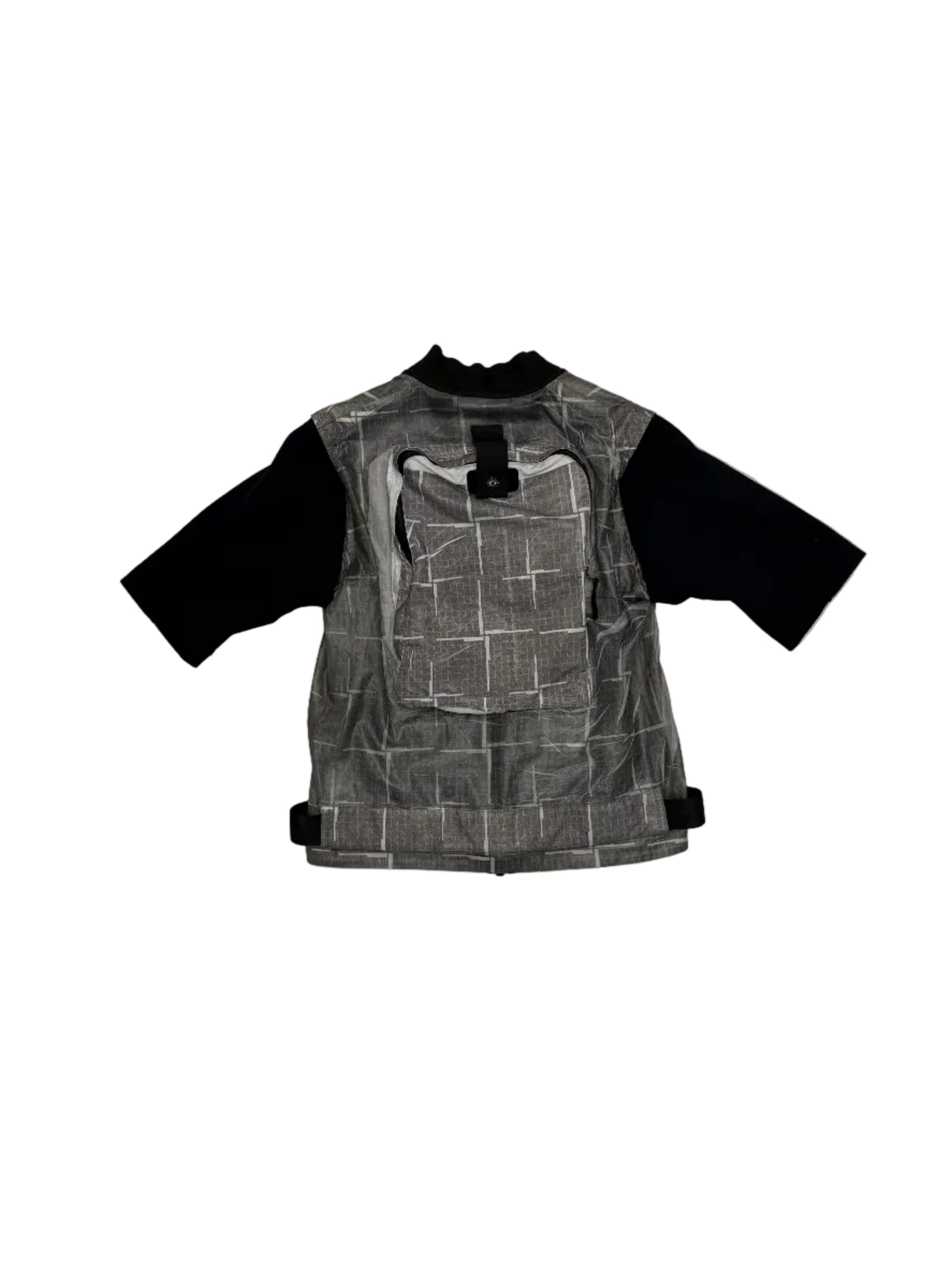 Stone island paper poly house check grid jakke