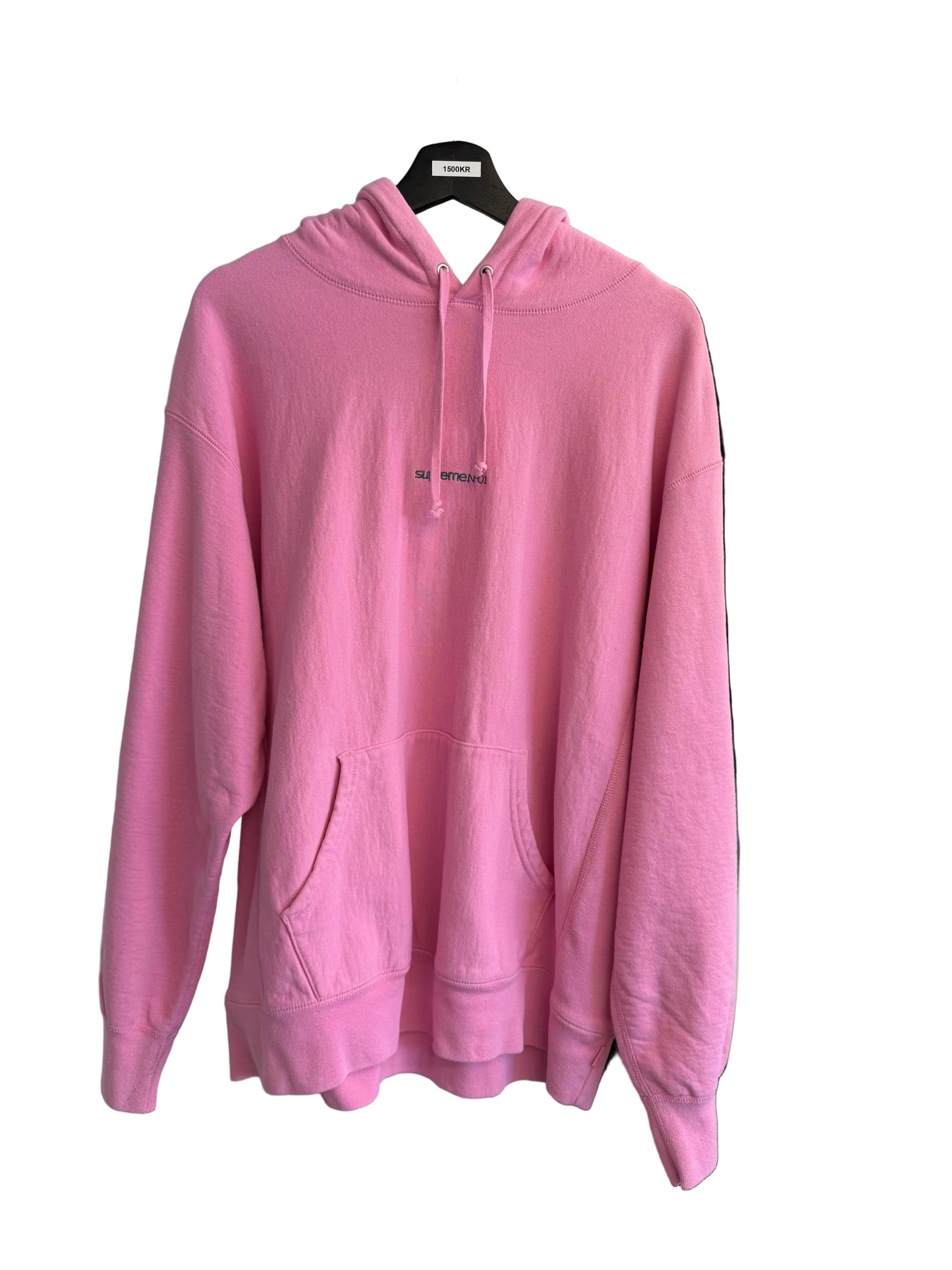 Supreme pink hoodie