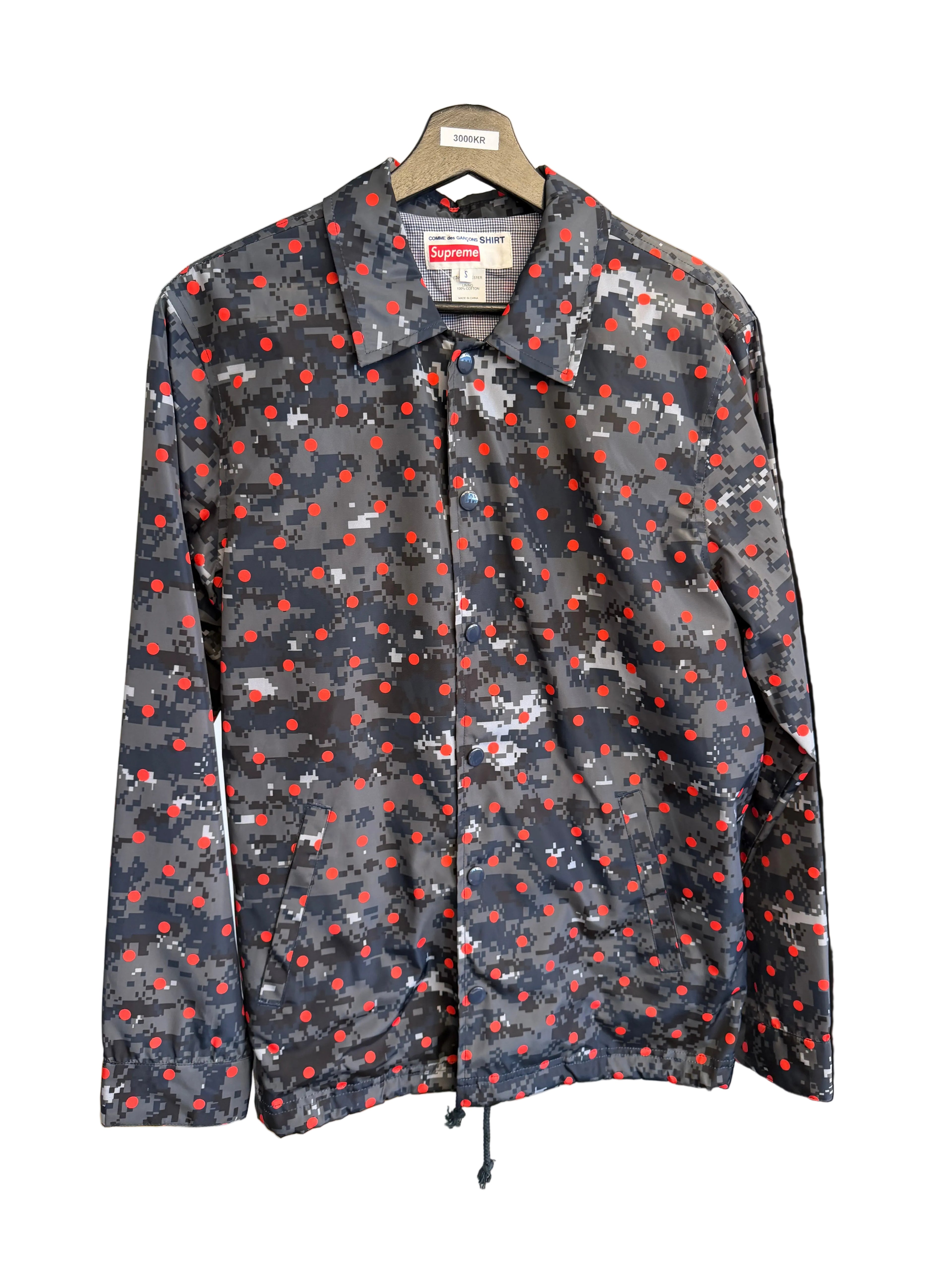 Supreme x Comme des garcons digi camo coach jakke